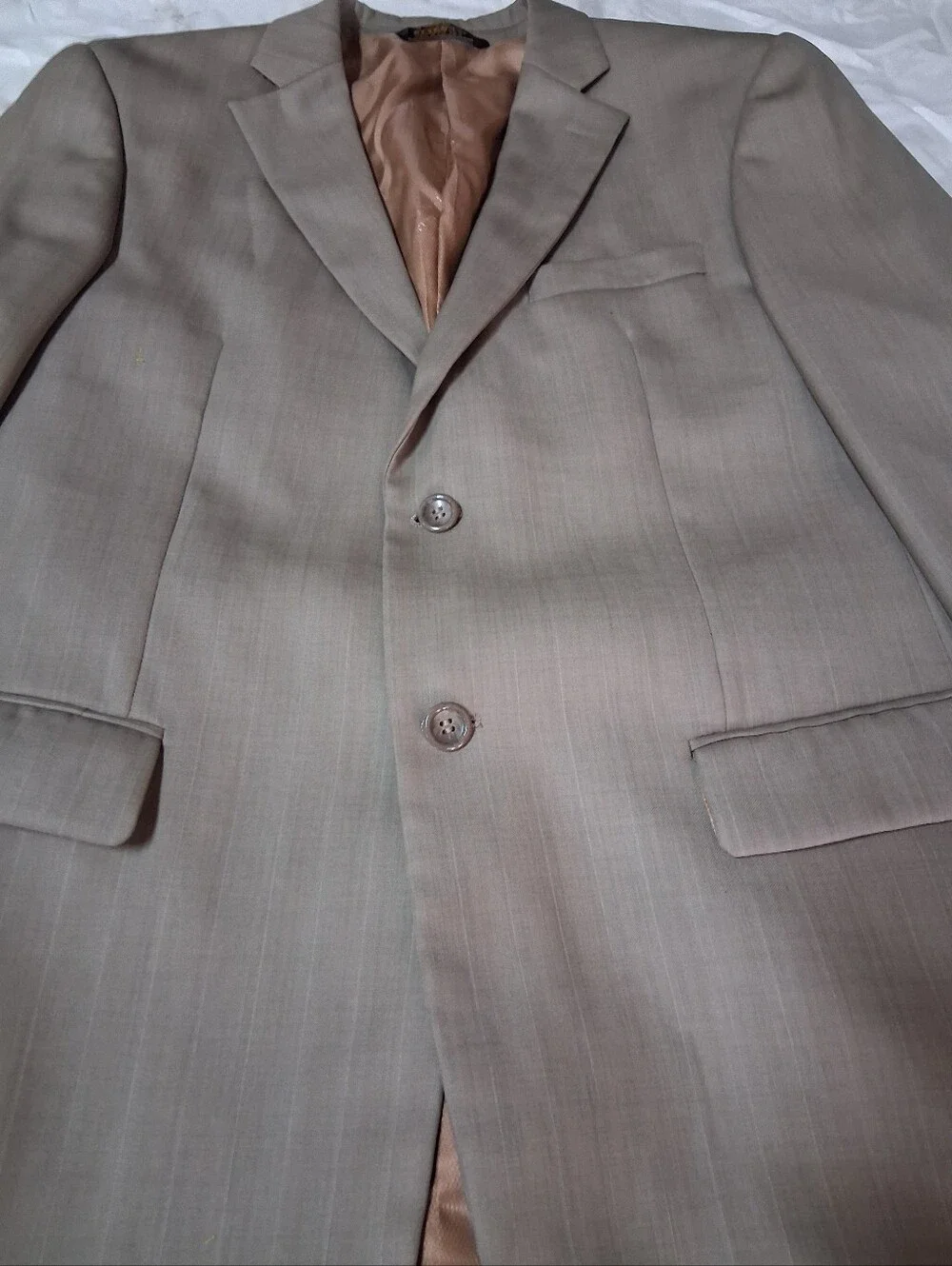 Caravelli Superior 150's Classic Men's Brown Two-Piece Suit - Timeless Styling